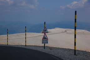 Zjazd z Mt Ventoux