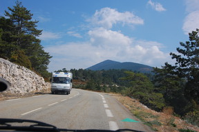 Podjazd na Mt Ventoux