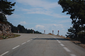 Podjazd na Mt Ventoux