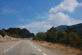 Podjazd na Mt Ventoux