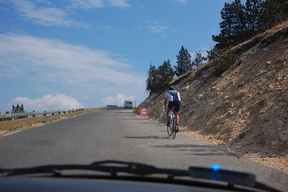 Podjazd na Mt Ventoux