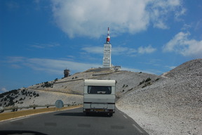 Podjazd na Mt Ventoux