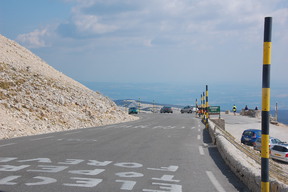 Zjazd z Mt Ventoux