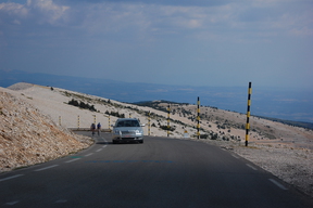 Zjazd z Mt Ventoux