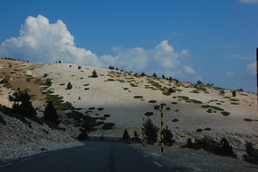 Zjazd z Mt Ventoux