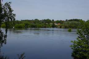 Powódź w maju 2010 nad Wartą (sobota).