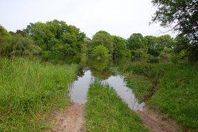 Powódź w maju 2010 nad Wartą (sobota).