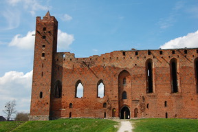 Zamek krzyżacki w Radzyniu Chełmińskim.