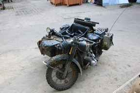Motocykl w Forcie VIIa.