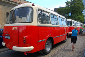Autobus Jelcz RTO 043 z doczepką PO1 (#1679+#1813).