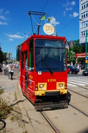 Tramwaj Konstal 105Na (#126+#125).