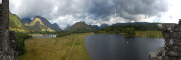 Panorama z zamku Kilchurn