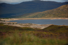 Zapora na jeziorze Loch Cluanie