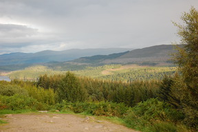 Punkt widokowy nad jeziorem Loch Garry