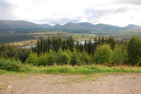 Punkt widokowy nad jeziorem Loch Garry