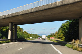 Autostrada w okolicach Miluzy